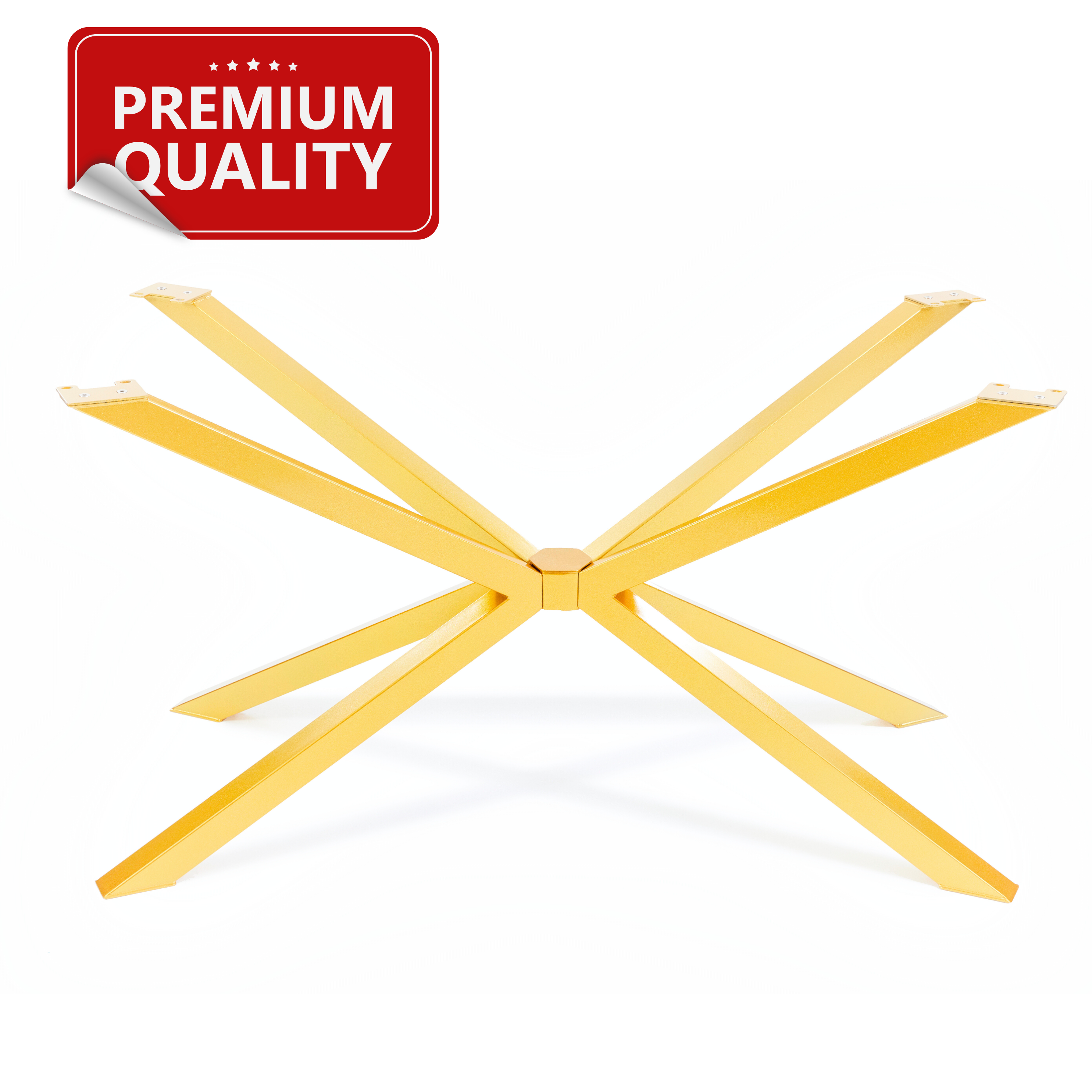 Gold-Standard Industrial Black Spider Table Base – Premium Heavy-Duty Metal Leg Foundation