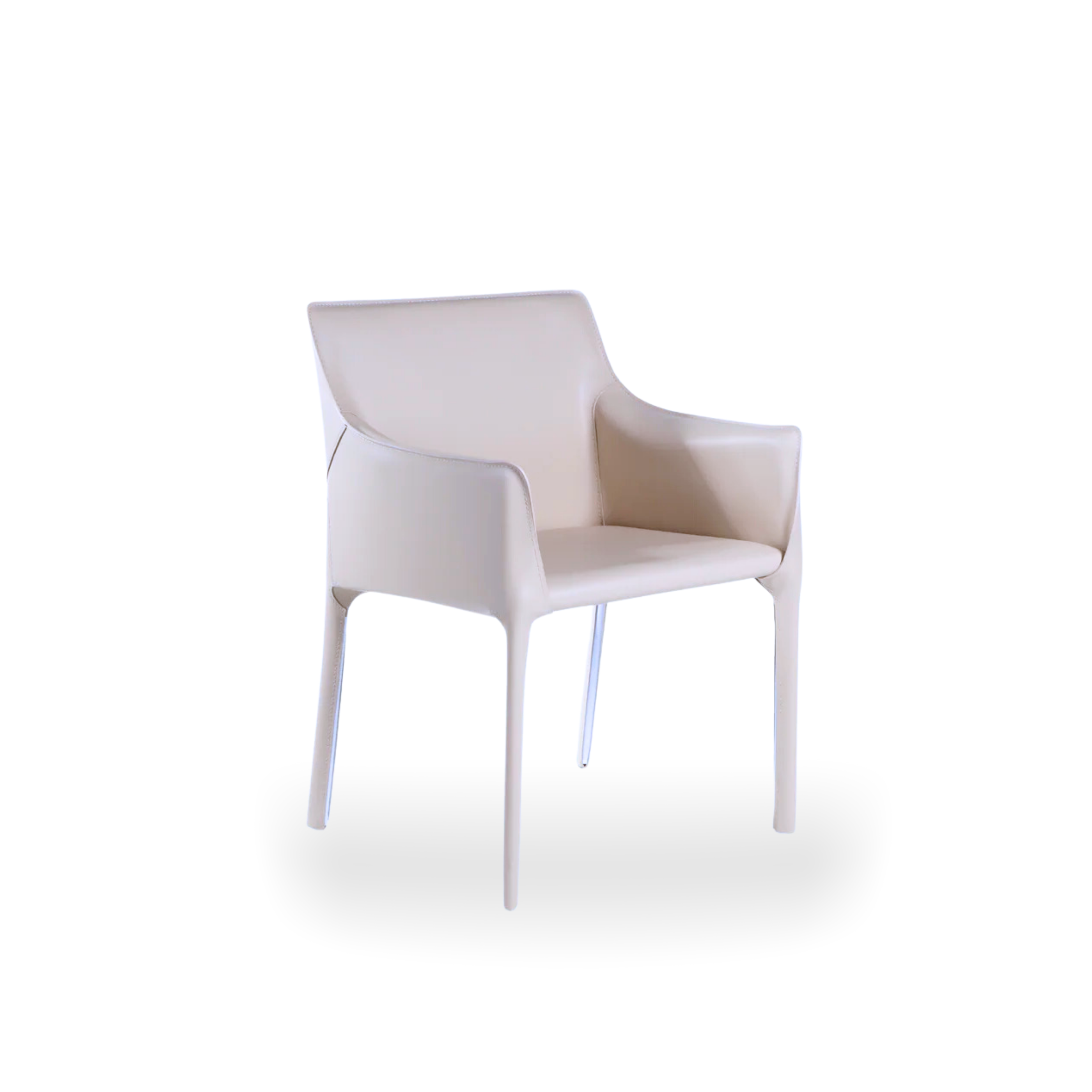 Saddle Leather Dining Armchair LuxuryChairWholesale