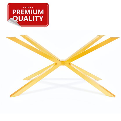 Gold-Standard Industrial Black Spider Table Base – Premium Heavy-Duty Metal Leg Foundation