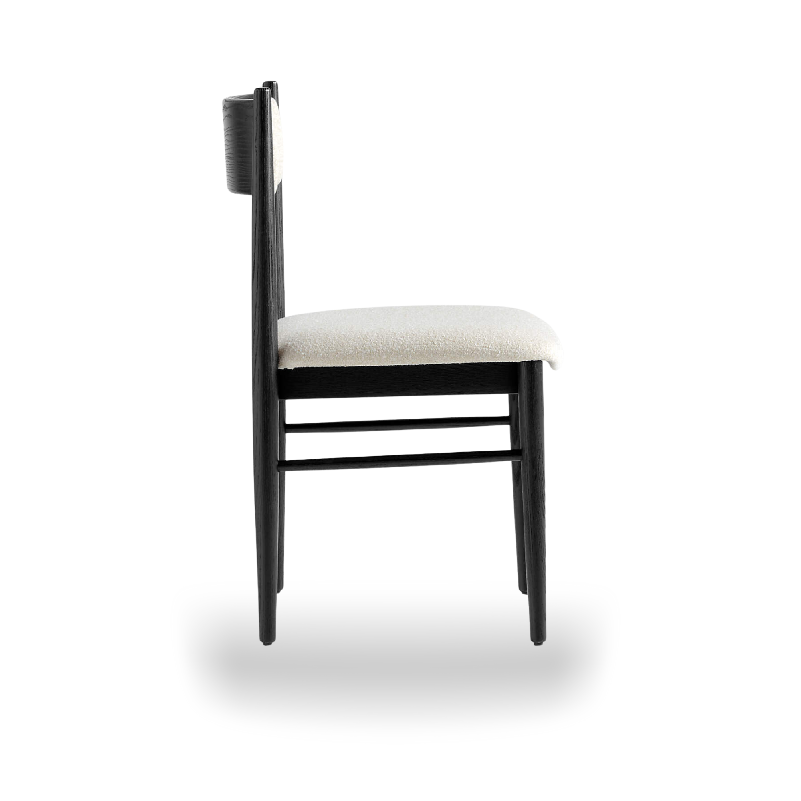 Charcoal Performance Fabric Dining Chair LuxuryChairWholesale