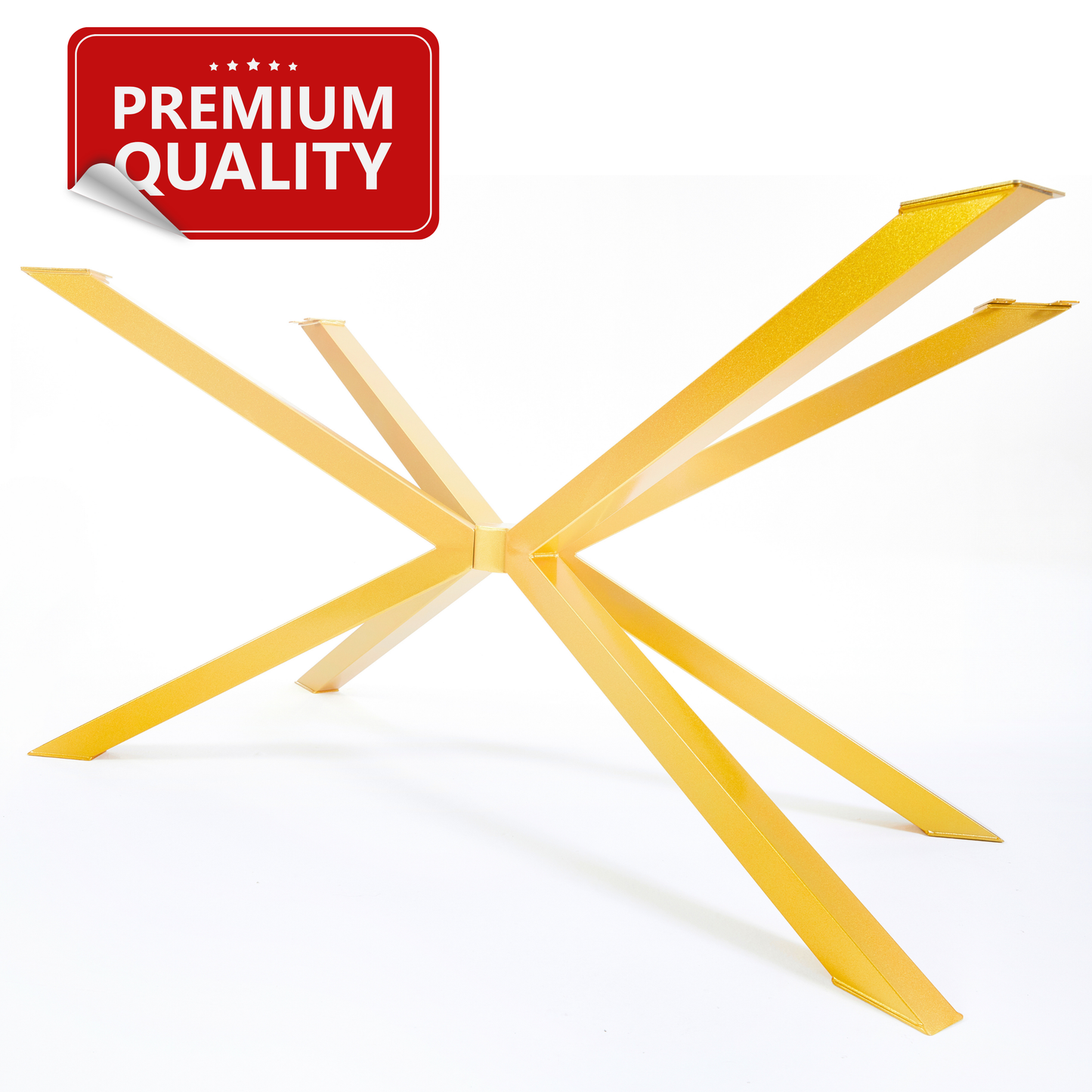 Gold-Standard Industrial Black Spider Table Base – Premium Heavy-Duty Metal Leg Foundation