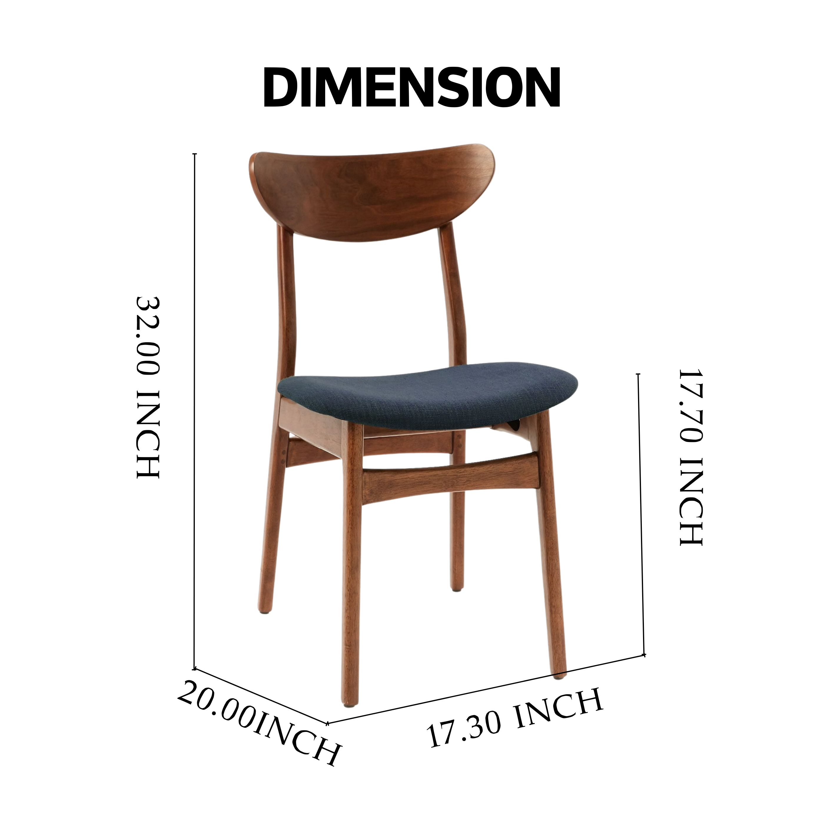 Traditional Bistro Wooden Dining Chair LuxuryChairWholesale