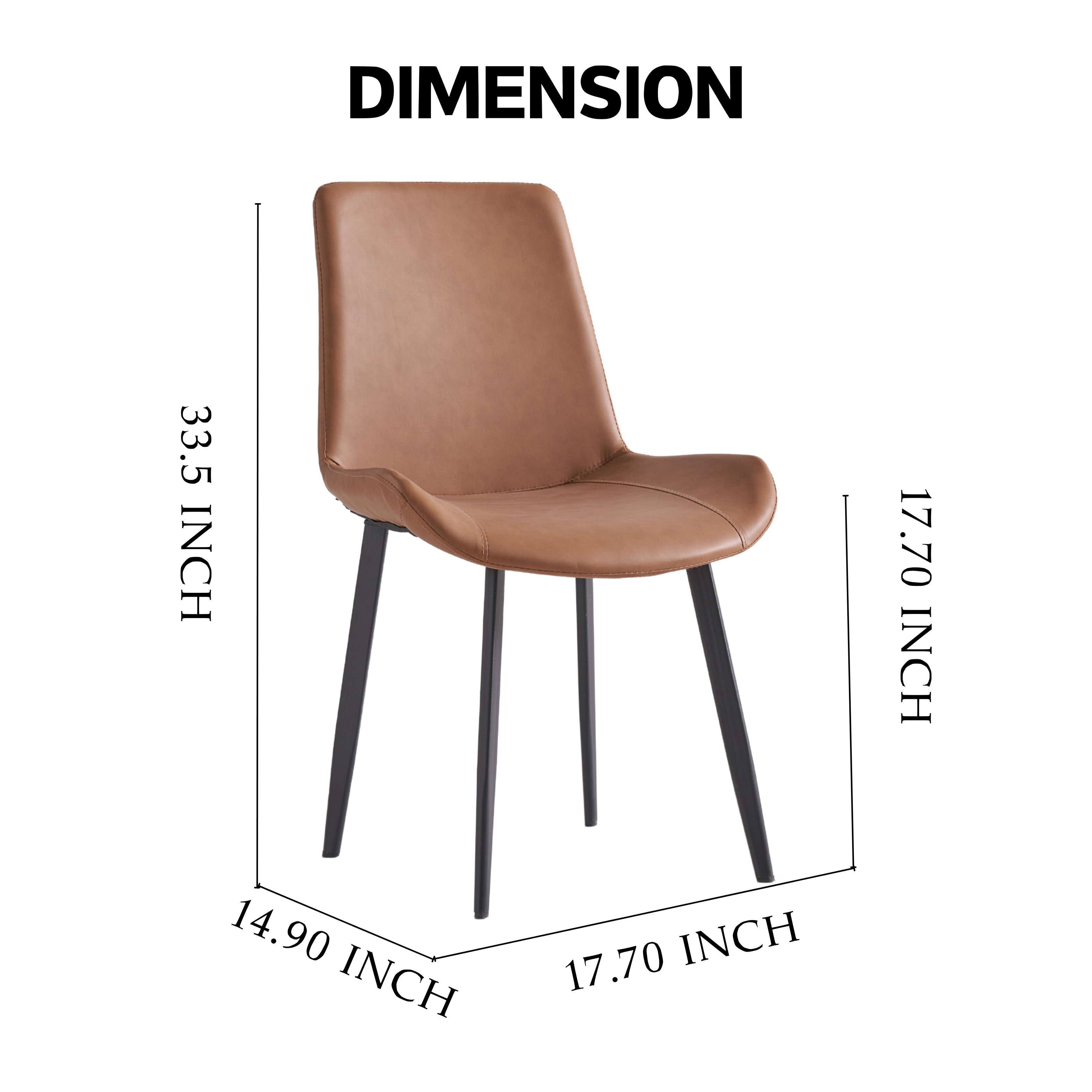 Saddle Leather Dining Chair LuxuryChairWholesale