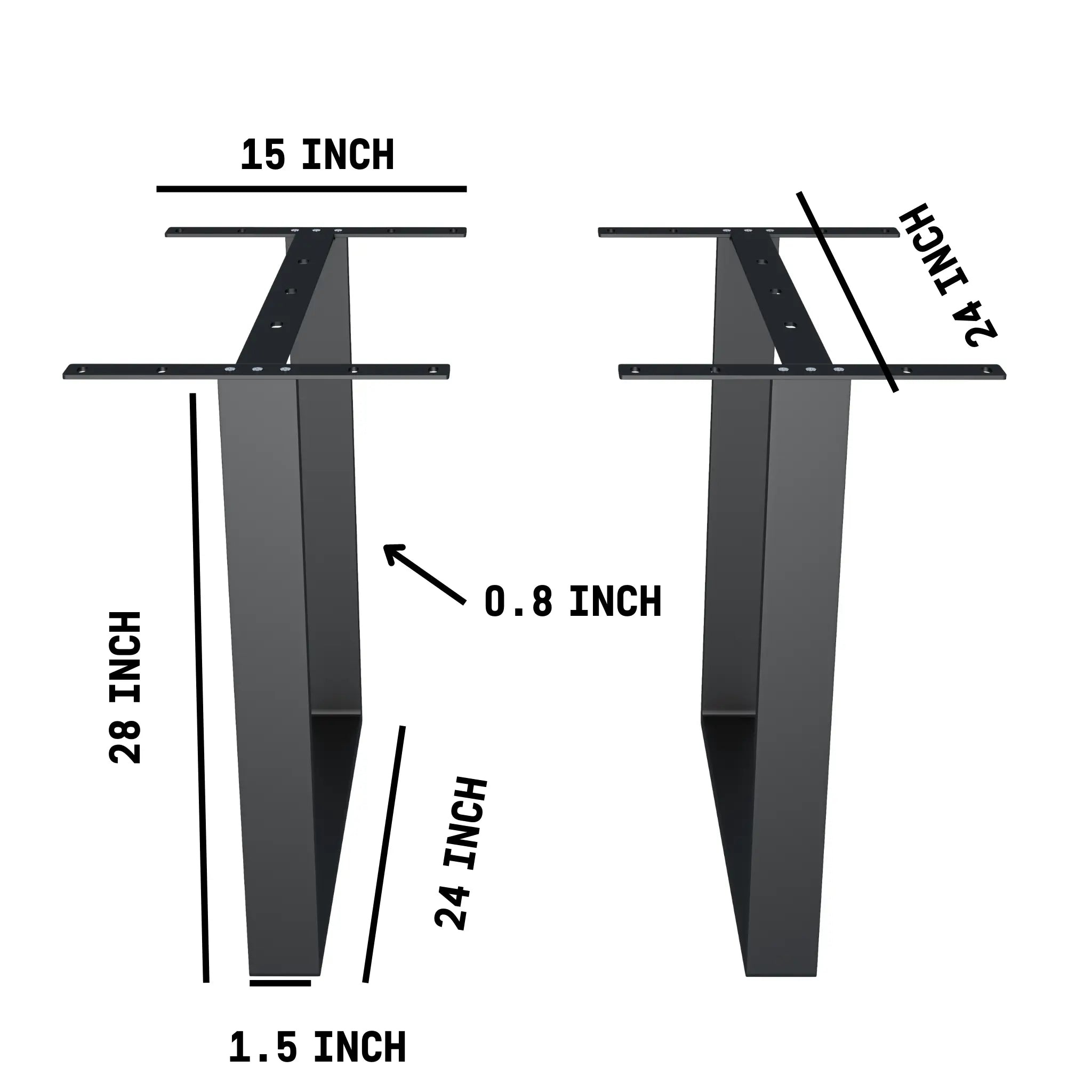 6/7/8/9ft Black Resin Epoxy River Table With U-shaped Legs Luxury Wood Tables