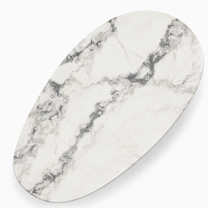 100% Natural Snow White Stone Look | Luxury Stone Dining Tables | Porcelain, Sintered Stone & Marble Look Tables Luxury Wood Tables