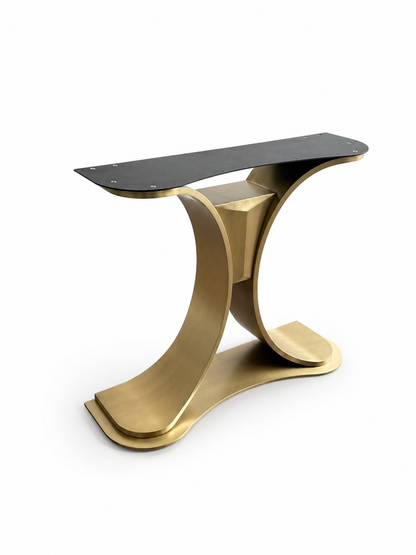 Stainless Steel -Standard Industrial Cross X Table Base – Premium Heavy-Duty Metal Leg Foundation Luxury Wood Tables