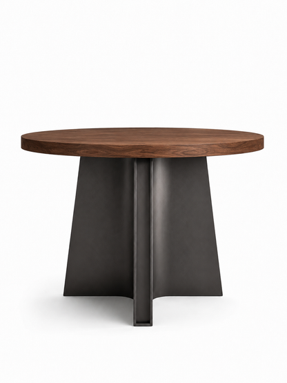 Standard Industrial Designer Table Base – Premium Heavy-Duty Metal Leg Foundation Luxury Wood Tables
