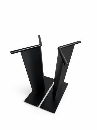 Industrial V Shaped Table Base – Premium Heavy-Duty Metal Leg Foundation Luxury Wood Tables