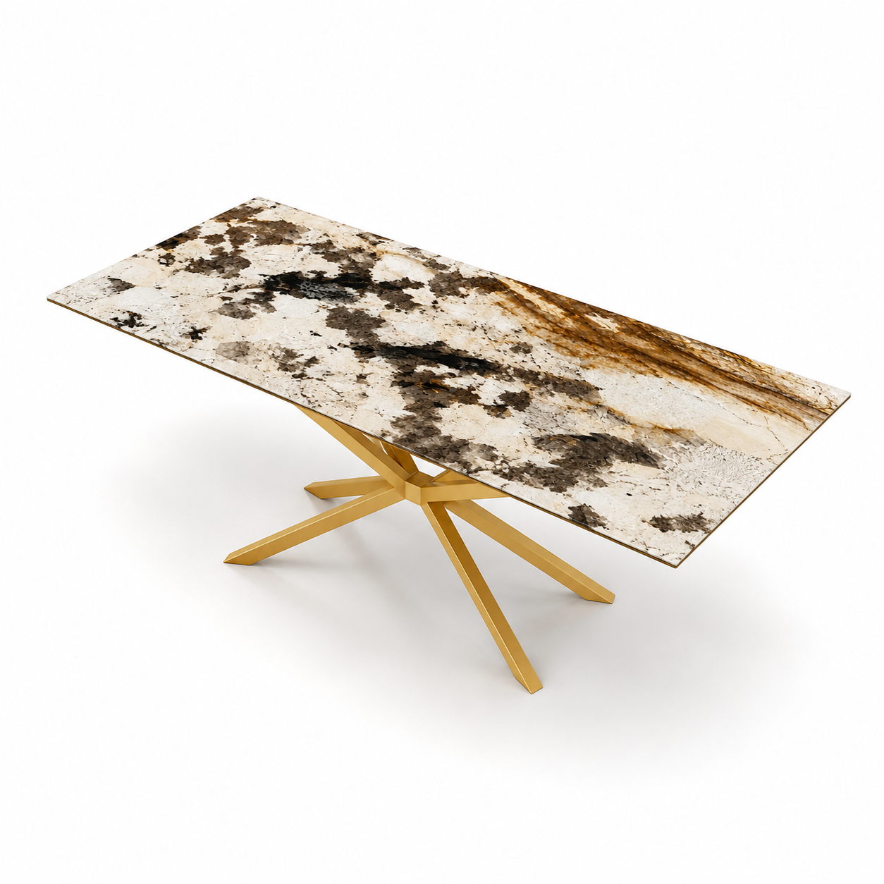 100% Natural Warm Cream Stone Look | Luxury Stone Dining Tables | Porcelain, Sintered Stone & Marble Look Tables Luxury Wood Tables