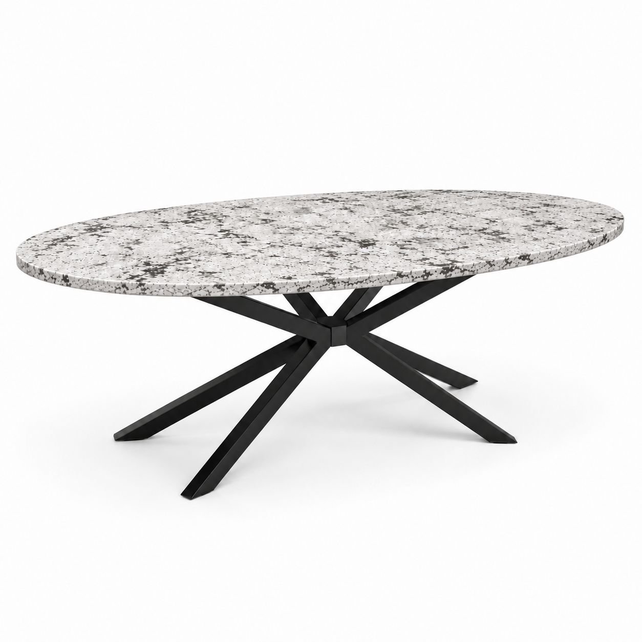 100% Natural Black Snow Stone Look | Luxury Stone Dining Tables | Porcelain, Sintered Stone & Marble Look Tables Luxury Wood Tables