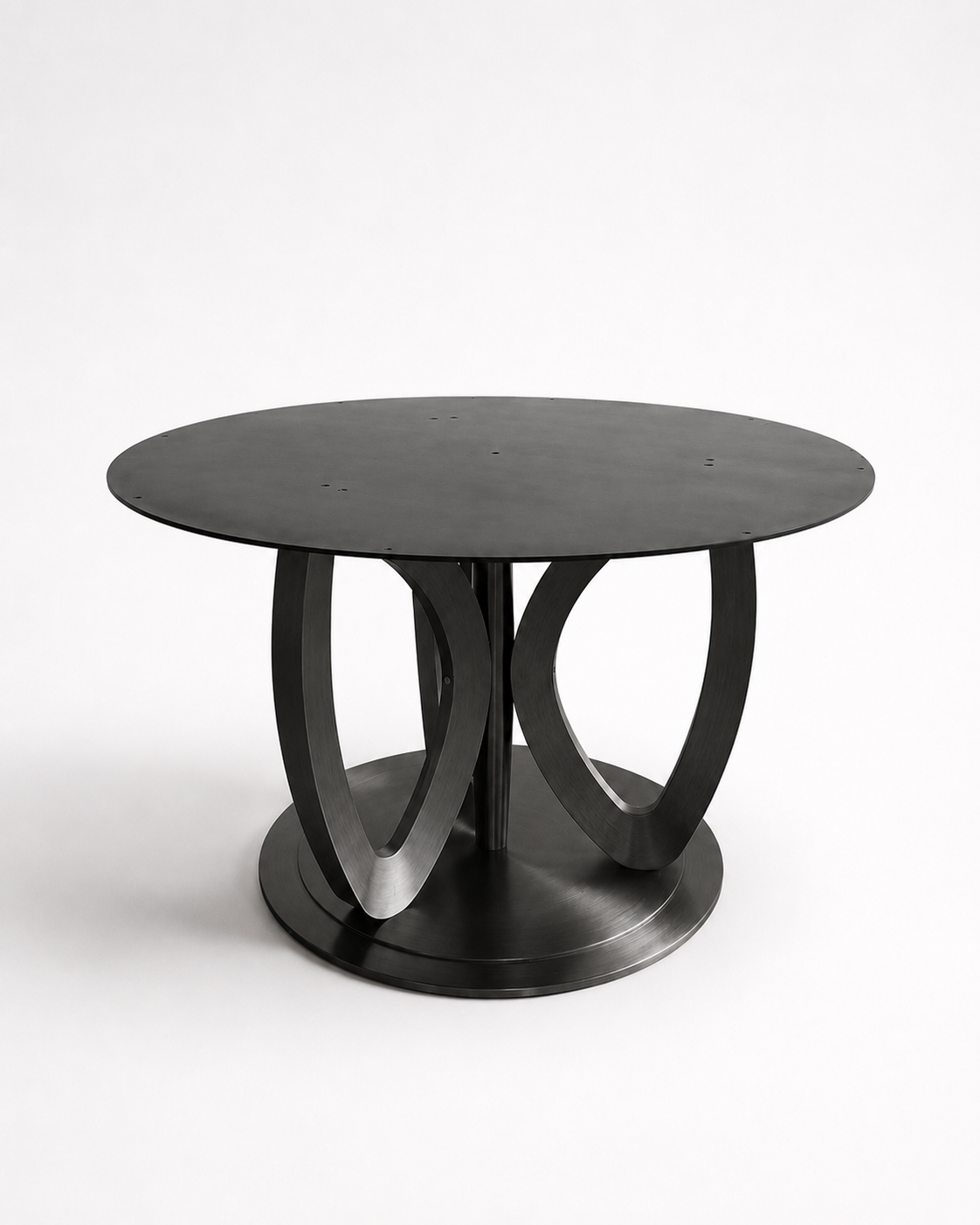 Stainless Steel -Standard Industrial Designer Table Base – Premium Heavy-Duty Metal Leg Foundation Luxury Wood Tables