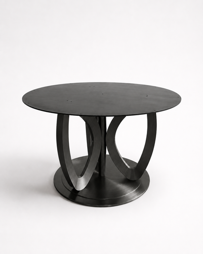 Stainless Steel -Standard Industrial Designer Table Base – Premium Heavy-Duty Metal Leg Foundation Luxury Wood Tables