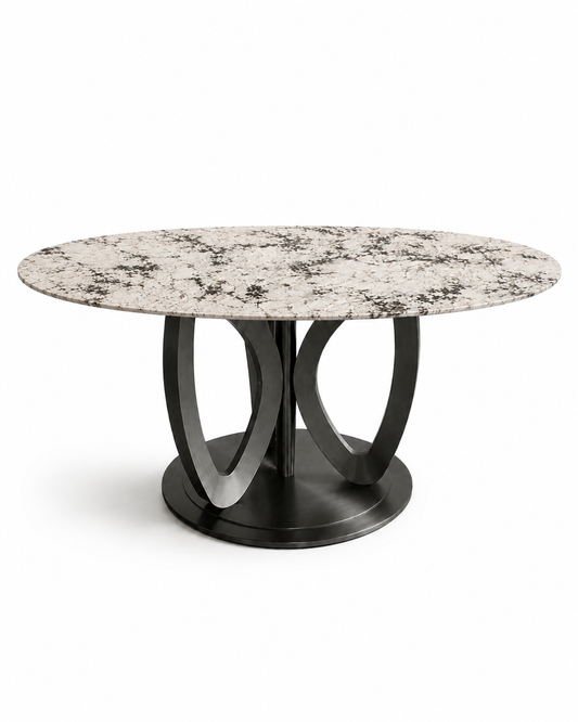 Stainless Steel -Standard Industrial Designer Table Base – Premium Heavy-Duty Metal Leg Foundation Luxury Wood Tables