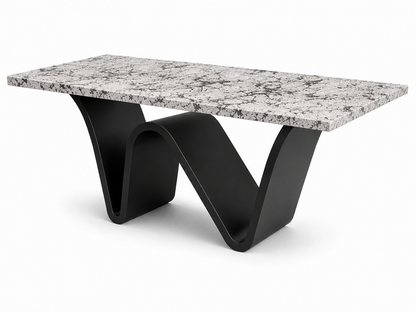Industrial W Shaped Table Base – Premium Heavy-Duty Metal Leg Foundation Luxury Wood Tables