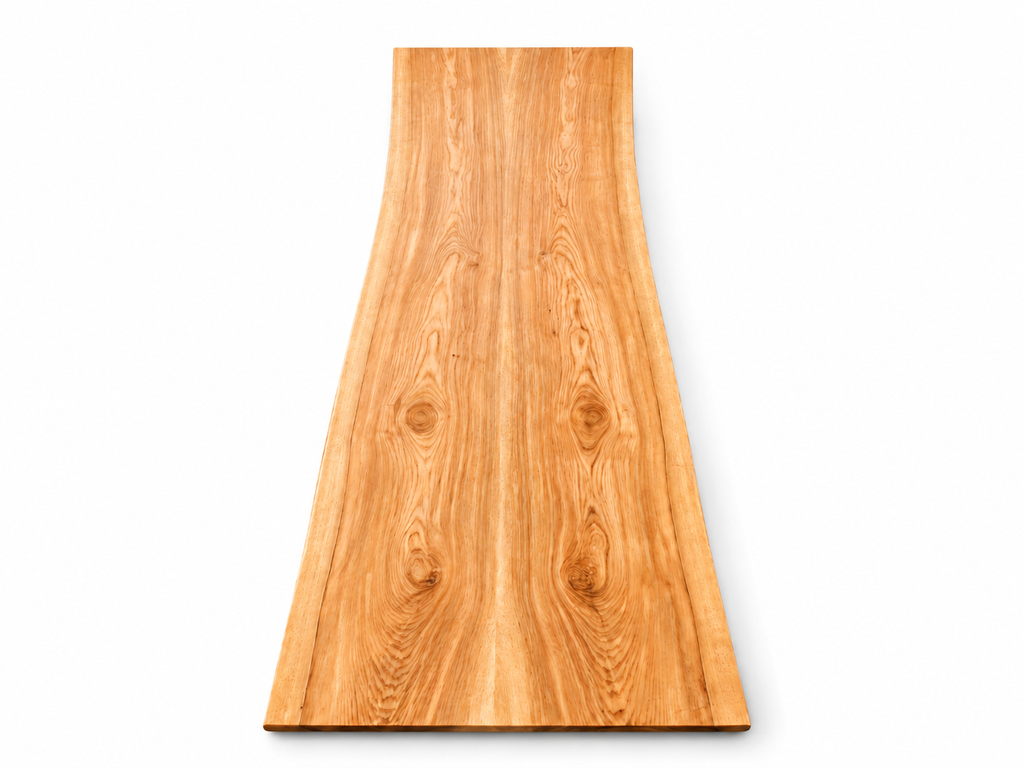 One of a Kind Straight Edge Ashwood Dining Table 140'' Luxury Wood Tables