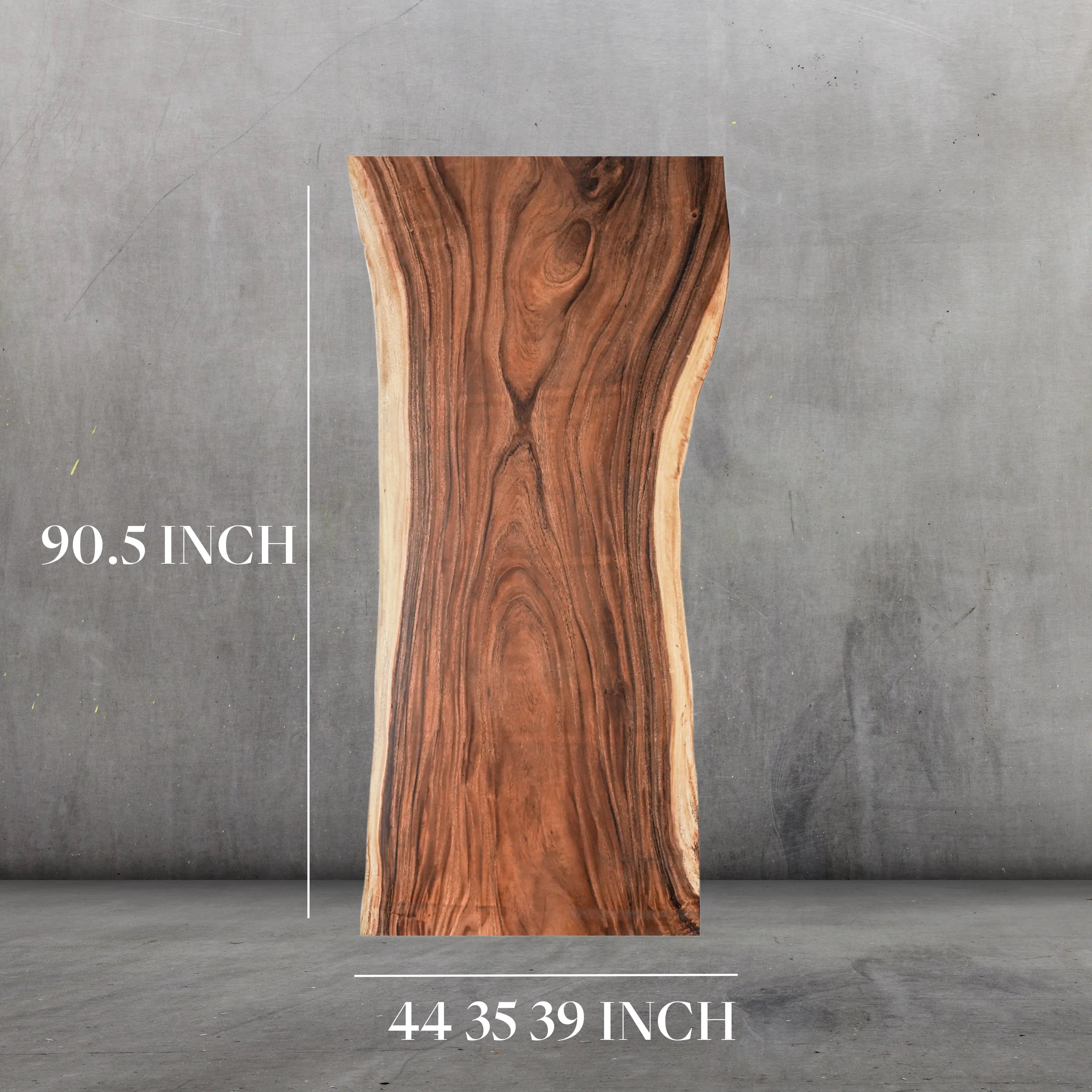 INSTOCK 7.54 FT/90.5''(Length) X 40''(Width) Live edge Handmade Acacia Wood Table Luxury Wood Tables