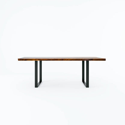 INSTOCK 7ft Blue Ocean Style Resin Epoxy River Table Luxury Wood Tables
