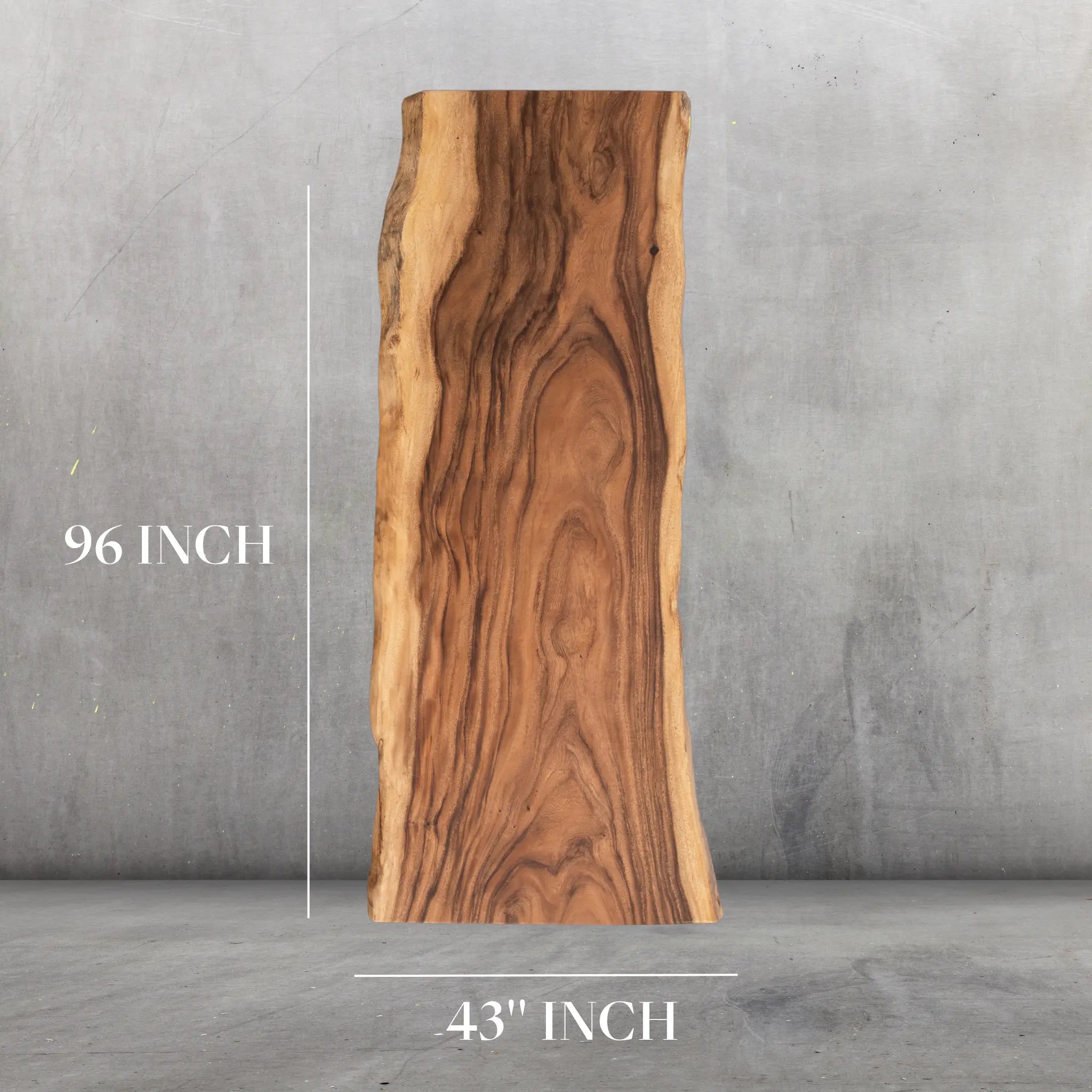 INSTOCK 8 FT/96''(Length) X 43''(Width) Live edge Handmade Acacia Wood Table Luxury Wood Tables