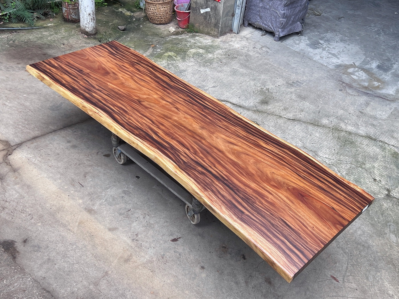 11 FT x 41'' Acacia Conference Table | One-Piece Slab (Copy) Luxury Wood Tables