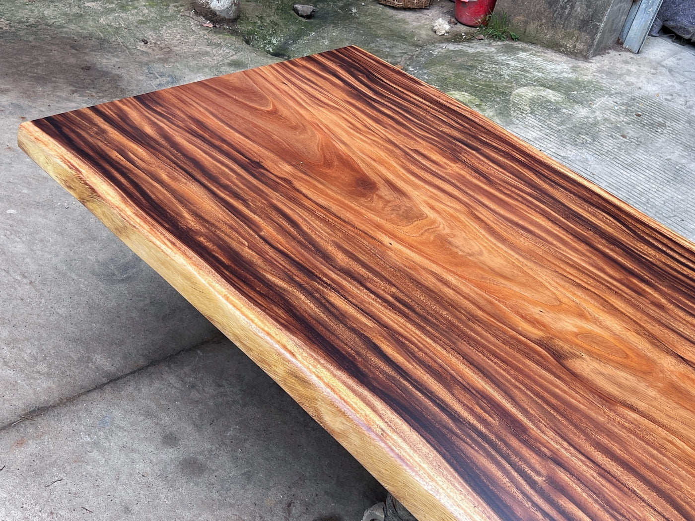 11 FT x 41'' Acacia Conference Table | One-Piece Slab (Copy) Luxury Wood Tables