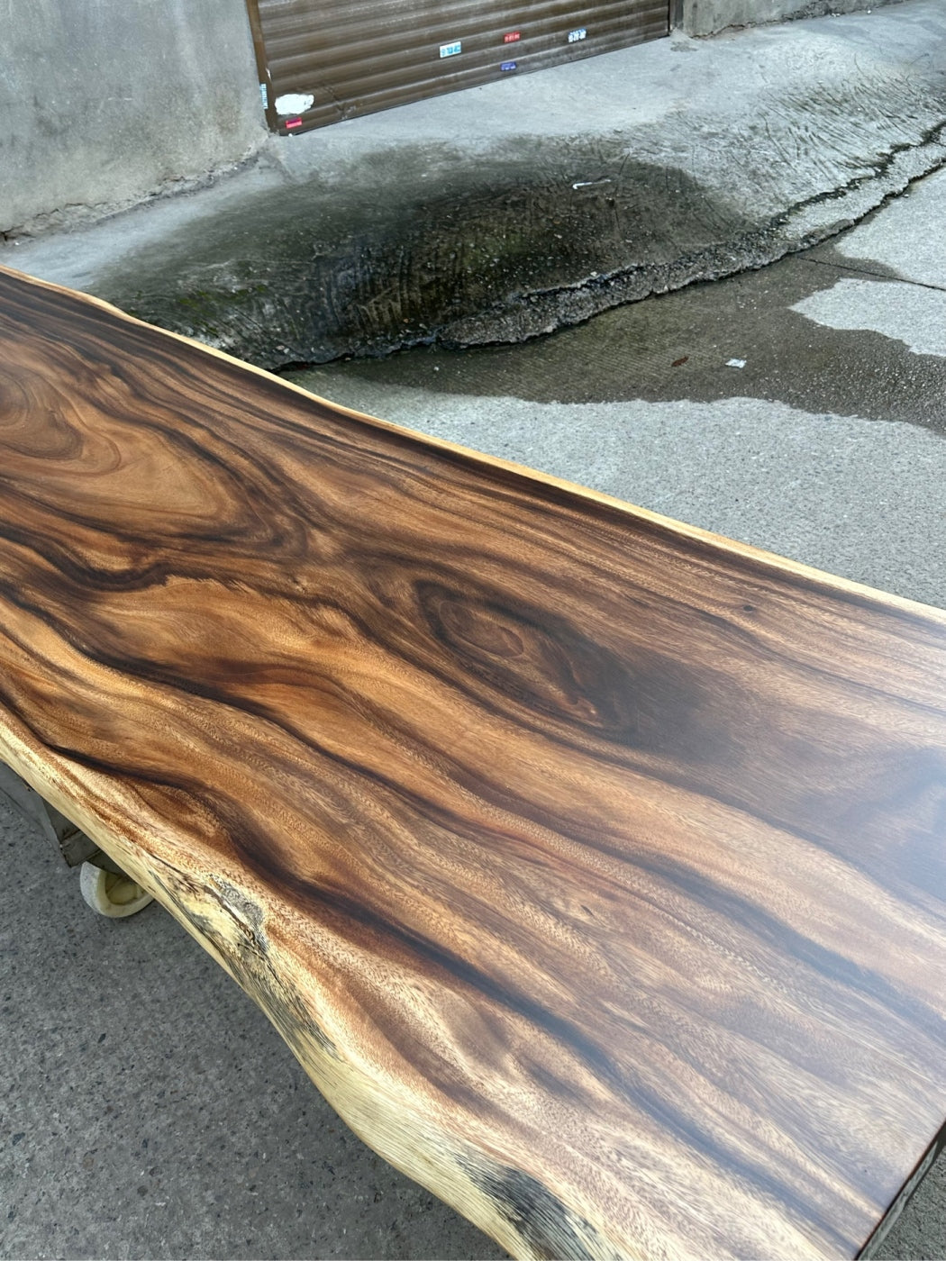 12 FT x 41'' Acacia Conference Table | One-Piece Slab (Copy) Luxury Wood Tables