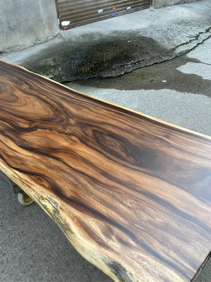 12 FT x 41'' Acacia Conference Table | One-Piece Slab (Copy) Luxury Wood Tables