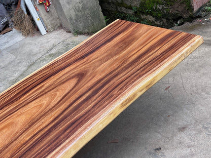 14 FT x 40'' Acacia Conference Table | One-Piece Slab Luxury Wood Tables