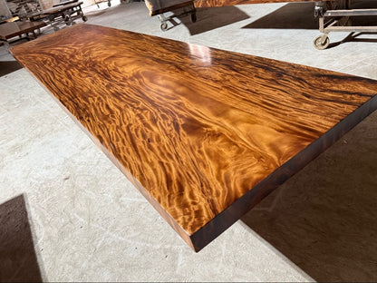 16 FT x 50'' Acacia Conference Table | One-Piece Slab Luxury Wood Tables
