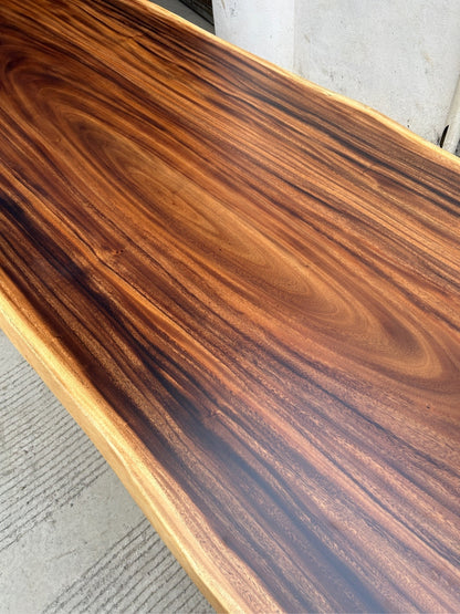 14 FT x 46'' Acacia Conference Table | One-Piece Slab Luxury Wood Tables