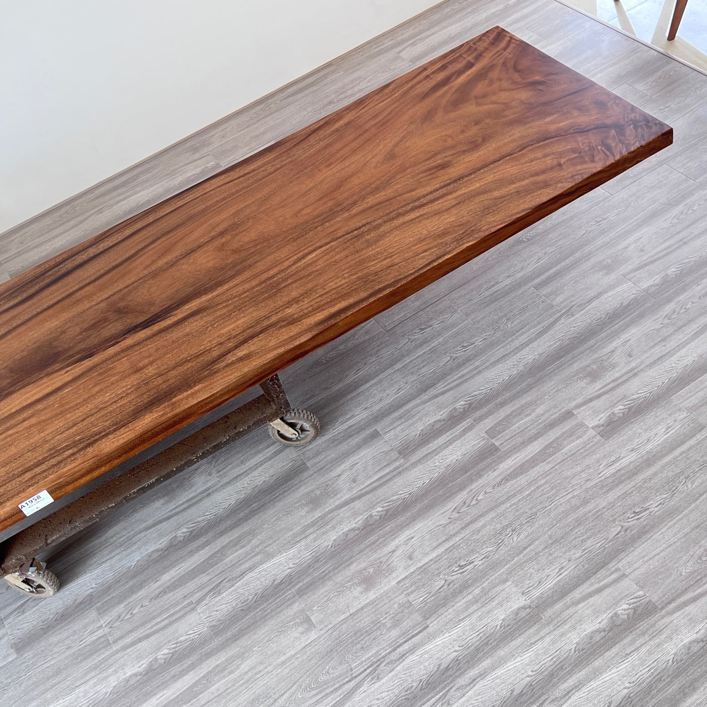 15 FT x 42'' Acacia Conference Table | One-Piece Slab Luxury Wood Tables