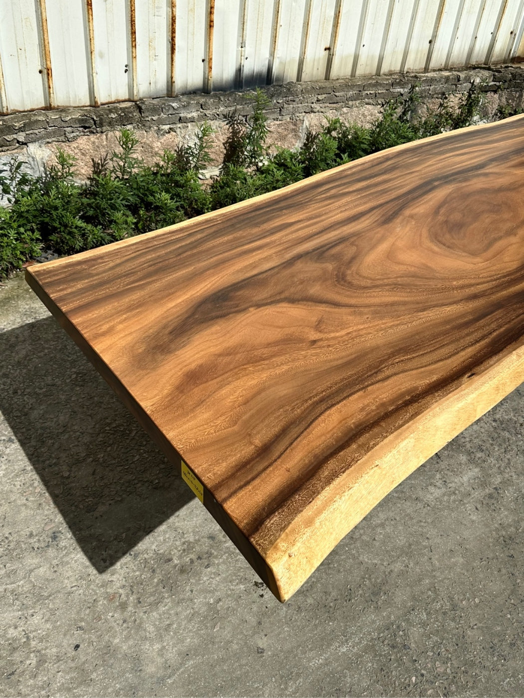 15 FT x 45'' Acacia Conference Table | One-Piece Slab Luxury Wood Tables