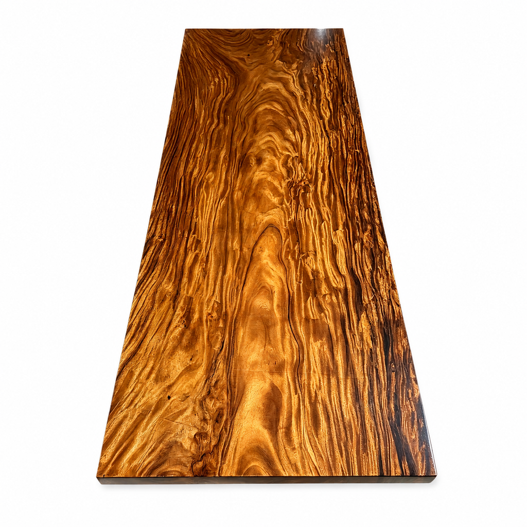 Fiji Acacia Live Edge Slab Table with Modern Spider Steel Base Extra-Long Solid Wood Conference Table (Copy) Luxury Wood Tables