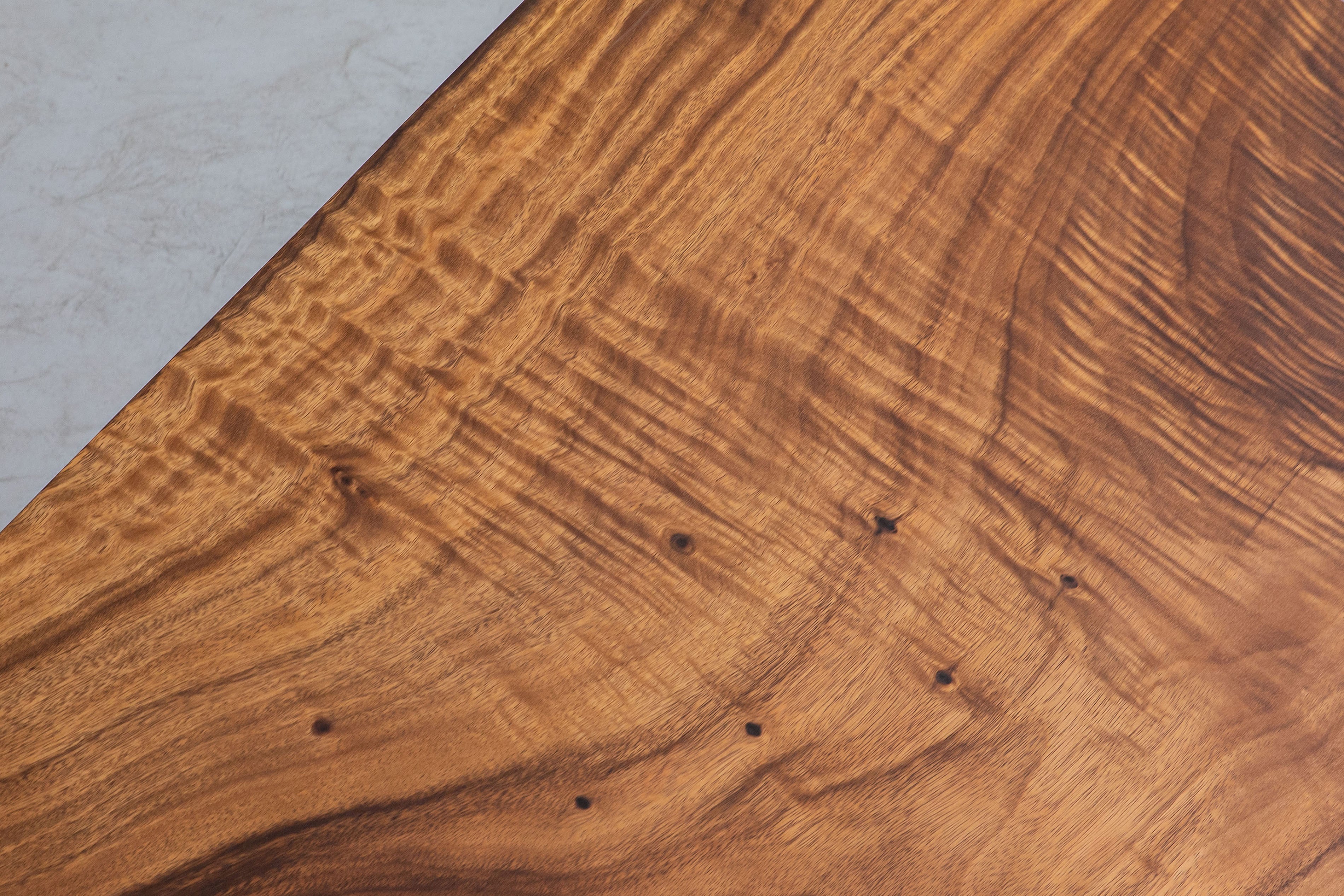 One of a Kind Live Edge Acacia Dining Table 120" Luxury Wood Tables