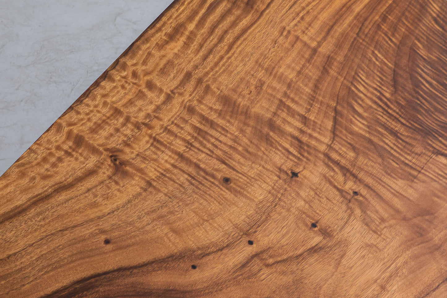 One of a Kind Live Edge Acacia Dining Table 120" Luxury Wood Tables