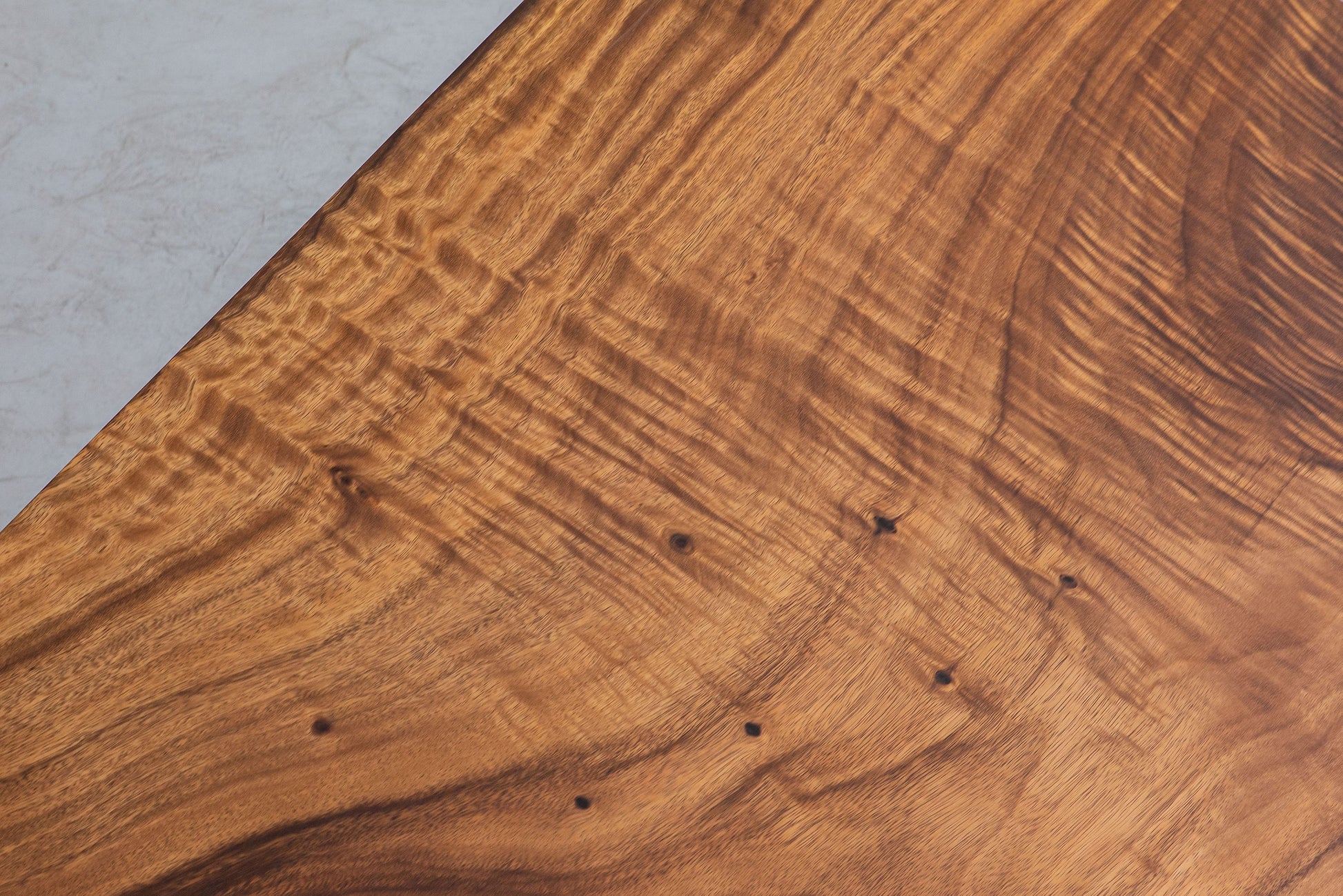 One of a Kind Live Edge Acacia Dining Table 120" Luxury Wood Tables