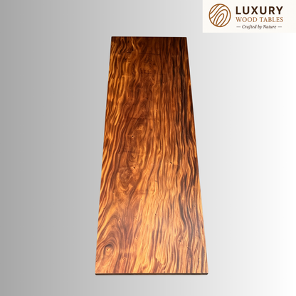 16.4 FT x 47.2'' Acacia Conference Table | One-Piece Slab Luxury Wood Tables