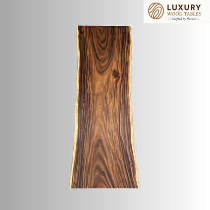14 FT x 46'' Acacia Conference Table | One-Piece Slab Luxury Wood Tables