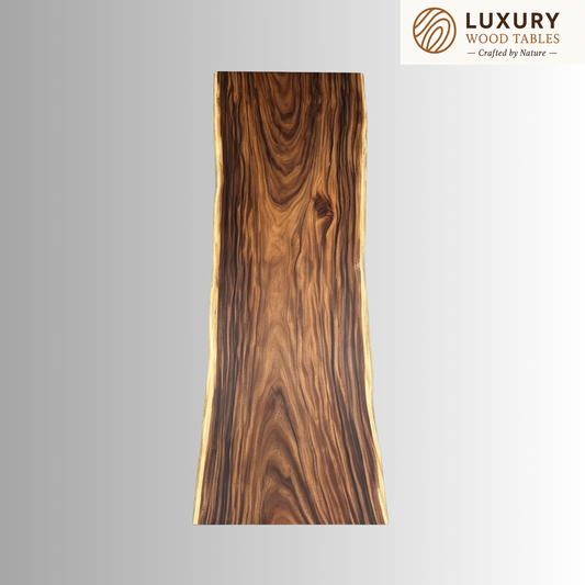 14 FT x 46'' Acacia Conference Table | One-Piece Slab Luxury Wood Tables