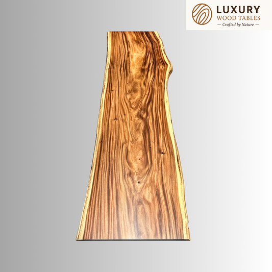14 FT x 41'' Acacia Conference Table | One-Piece Slab Luxury Wood Tables