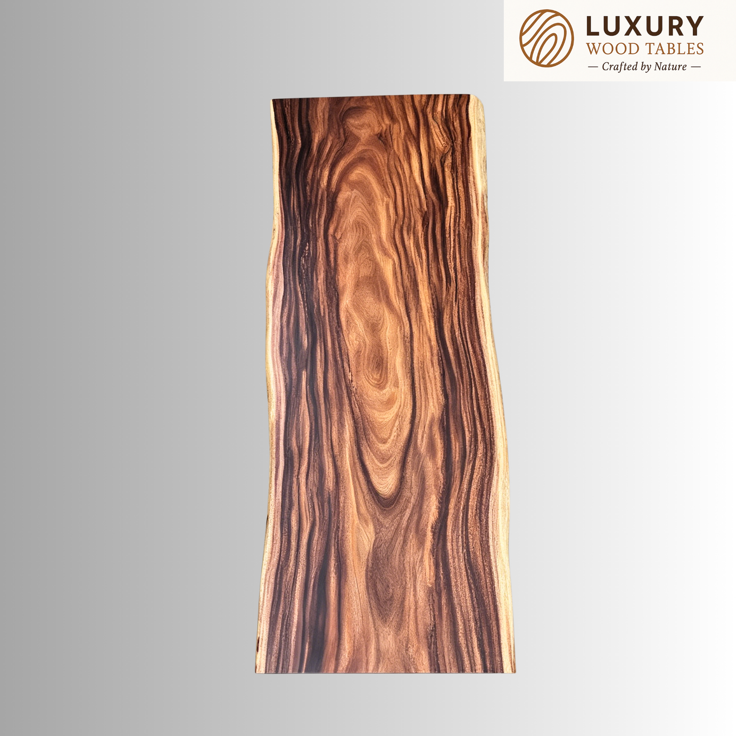 14 FT x 40'' Acacia Conference Table | One-Piece Slab Luxury Wood Tables