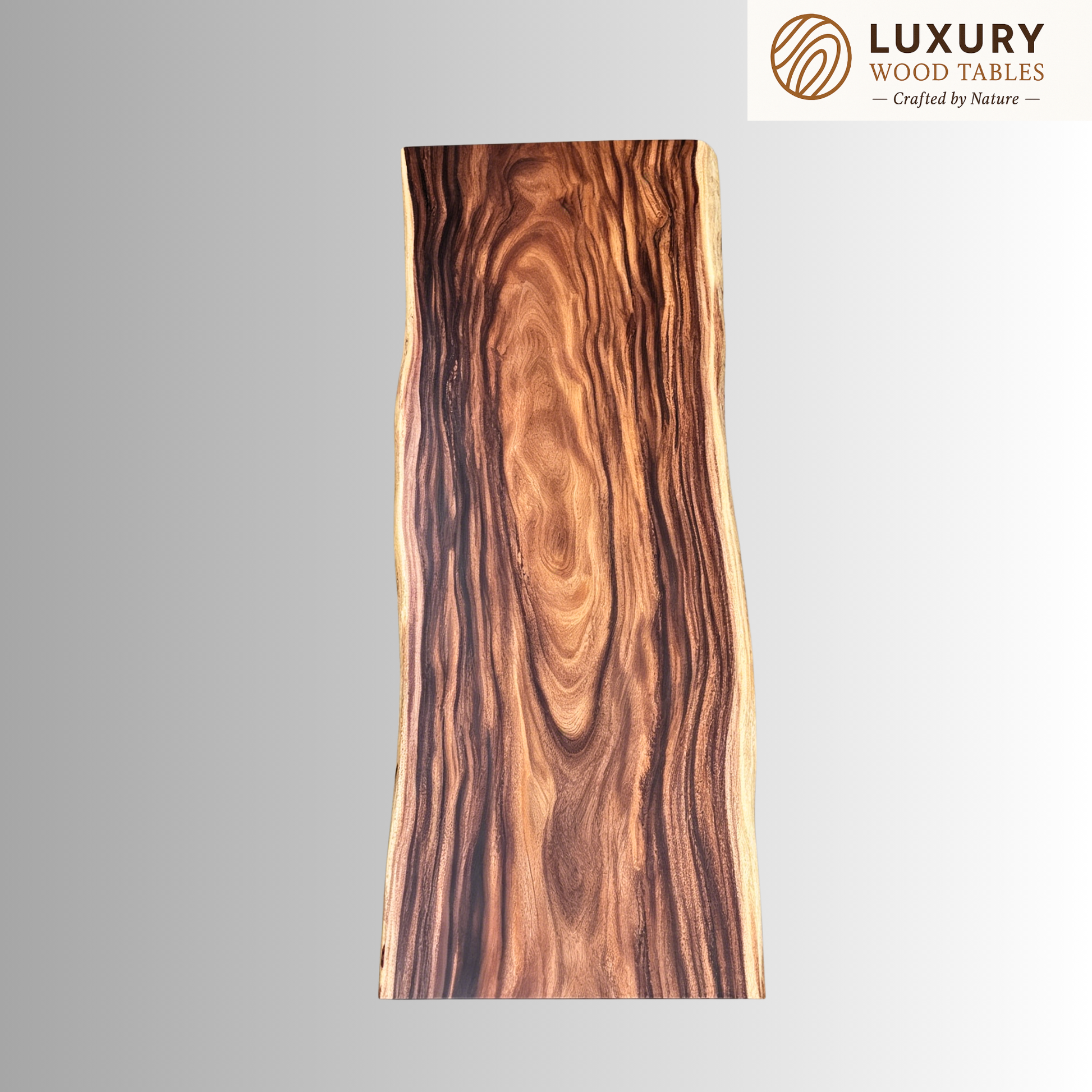 14 FT x 40'' Acacia Conference Table | One-Piece Slab Luxury Wood Tables