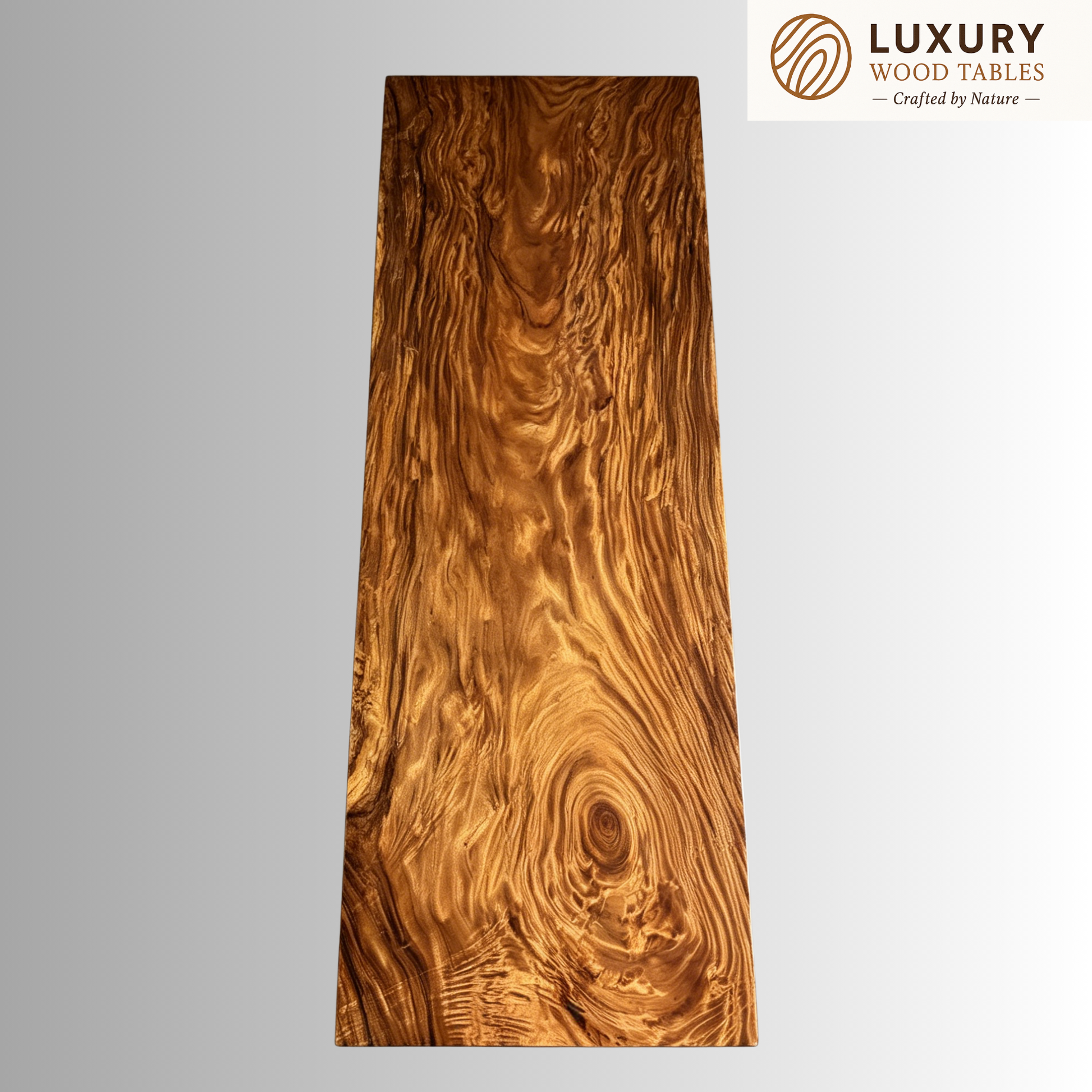 16 FT x 50'' Acacia Conference Table | One-Piece Slab Luxury Wood Tables