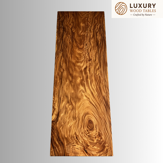 16 FT x 50'' Acacia Conference Table | One-Piece Slab Luxury Wood Tables