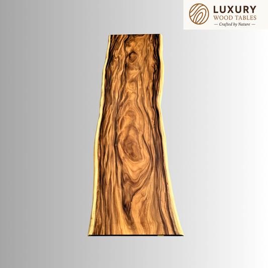 15 FT x 45'' Acacia Conference Table | One-Piece Slab Luxury Wood Tables