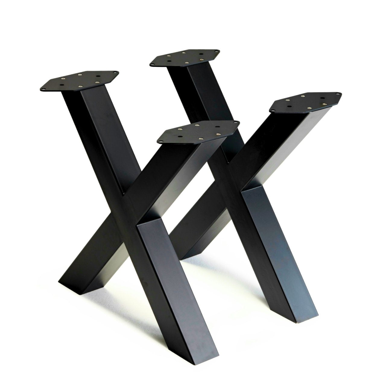 Bench&Coffee Legs X-Shaped Steel Bench Legs Luxury Wood Tables