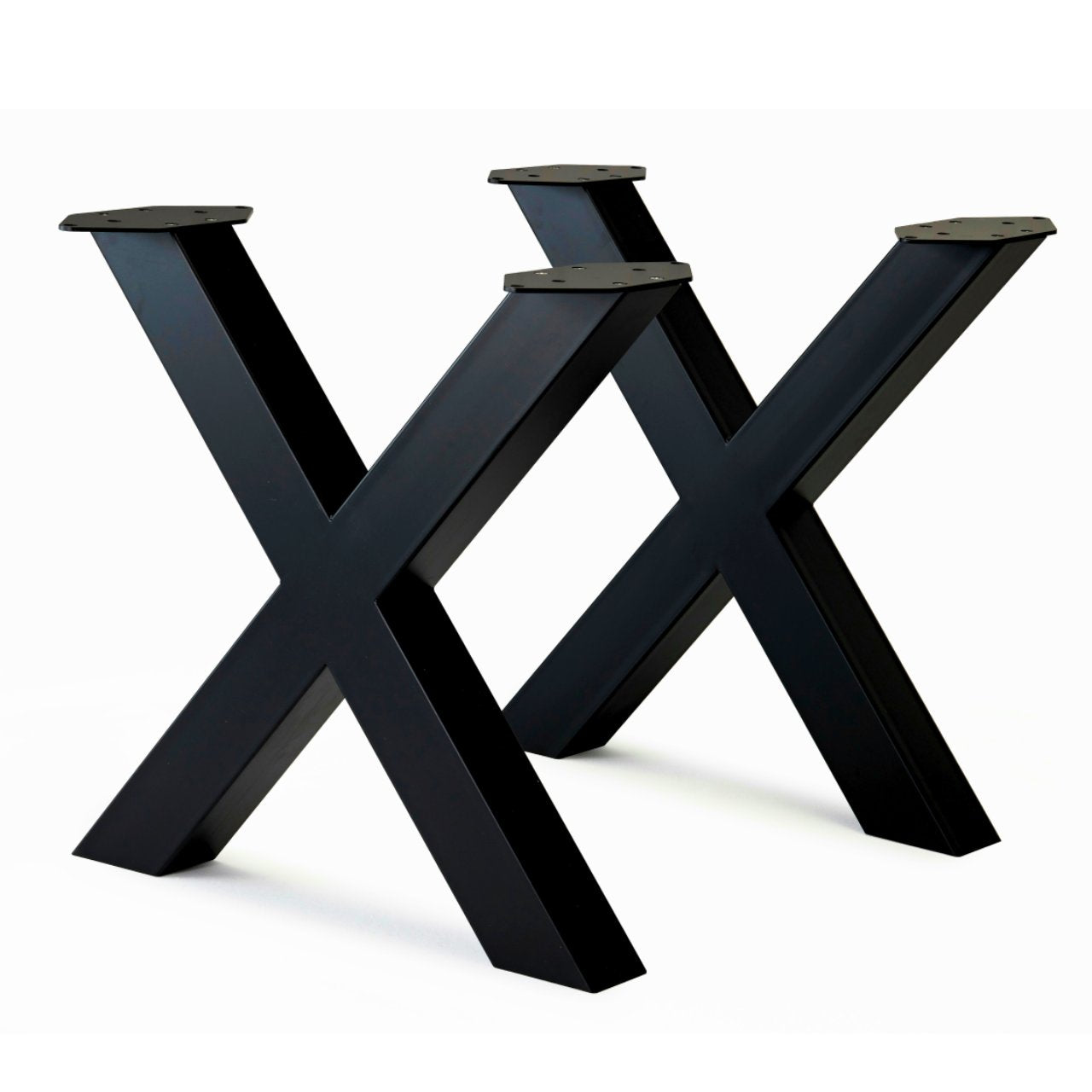 Bench&Coffee Legs X-Shaped Steel Bench Legs Luxury Wood Tables