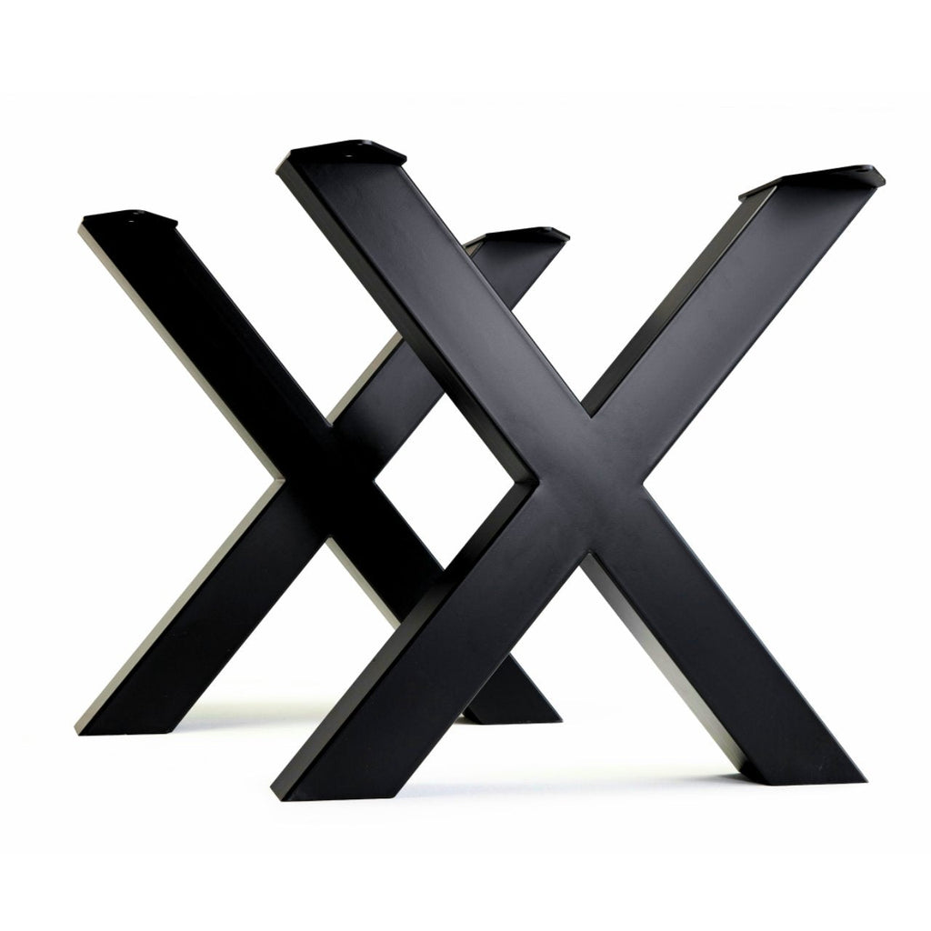 Bench&Coffee Legs X-Shaped Steel Bench Legs Luxury Wood Tables