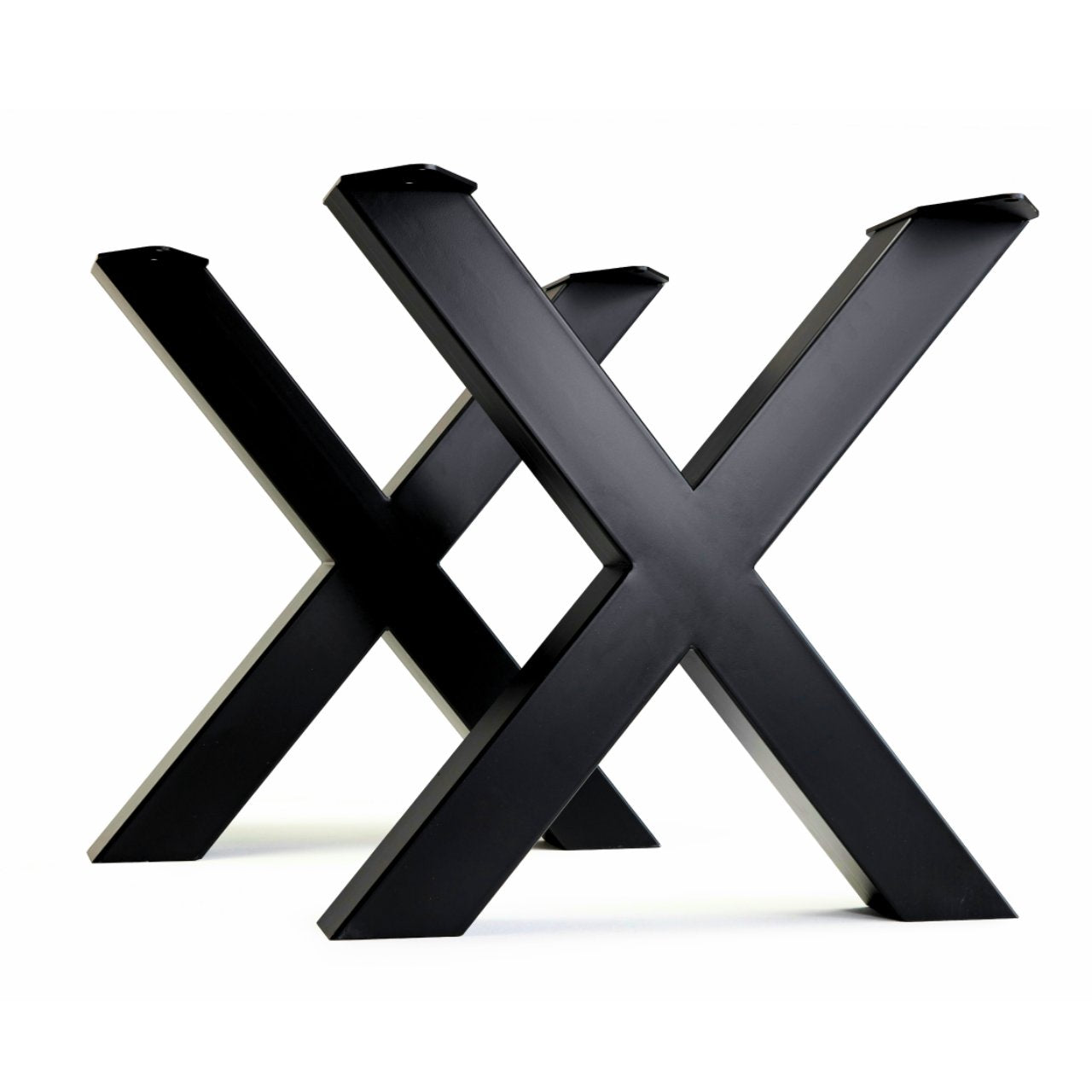Bench&Coffee Legs X-Shaped Steel Bench Legs Luxury Wood Tables