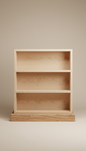 Custom Soft Maple Shelving Unit Luxury Wood Tables