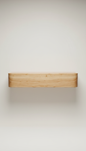 Custom Maple Console Shelf Luxury Wood Tables